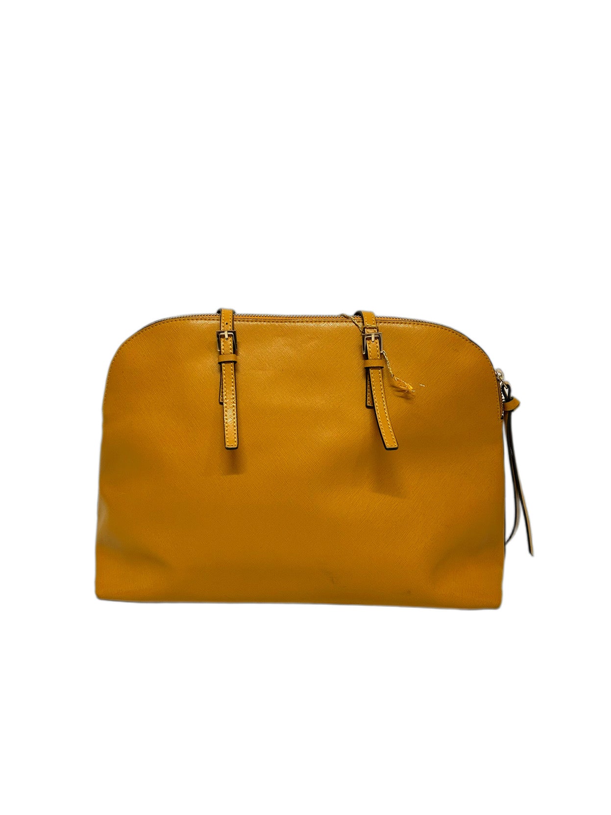 COCCINELLE Borsa ocra in saffiano