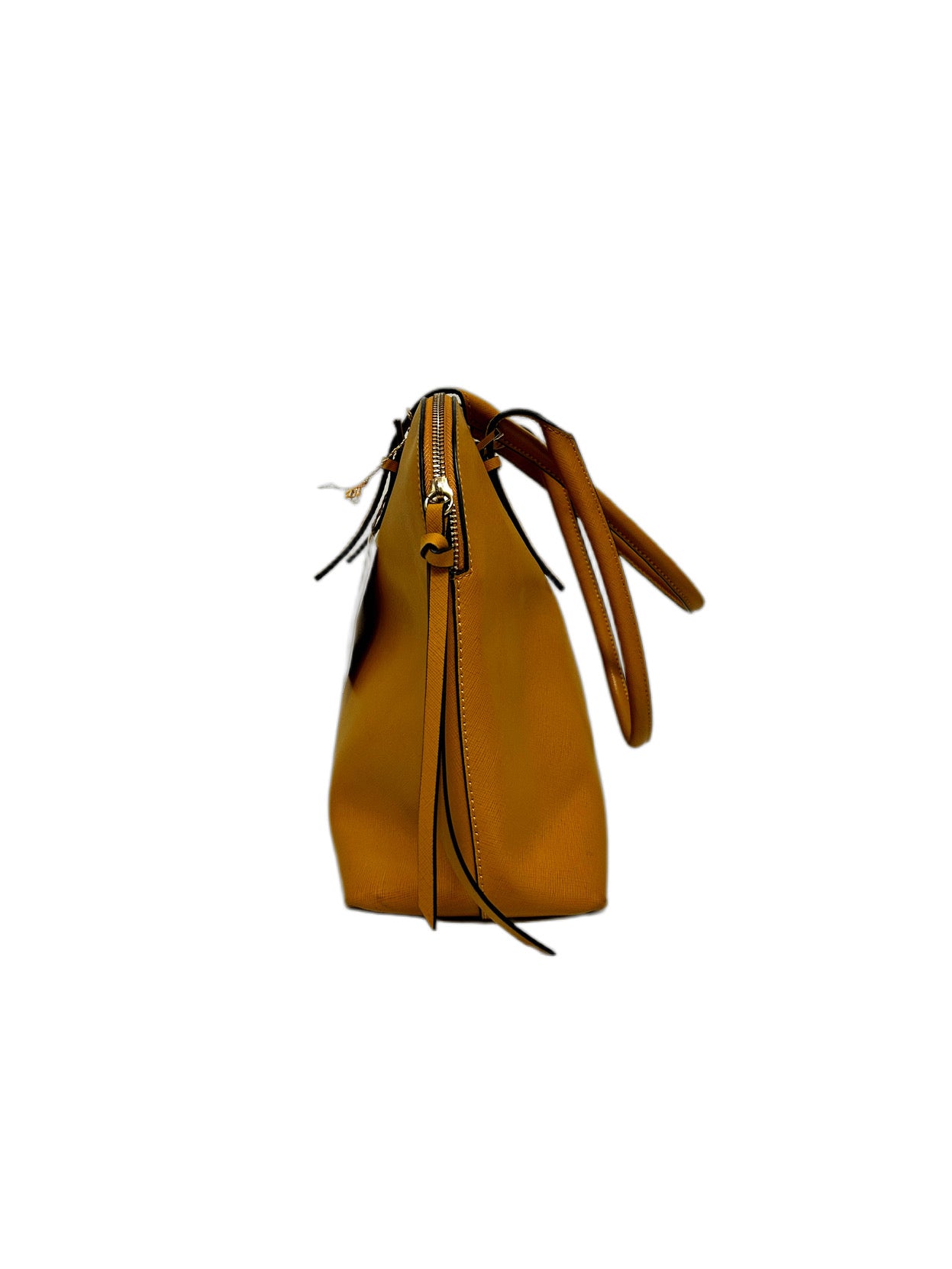 COCCINELLE Borsa ocra in saffiano