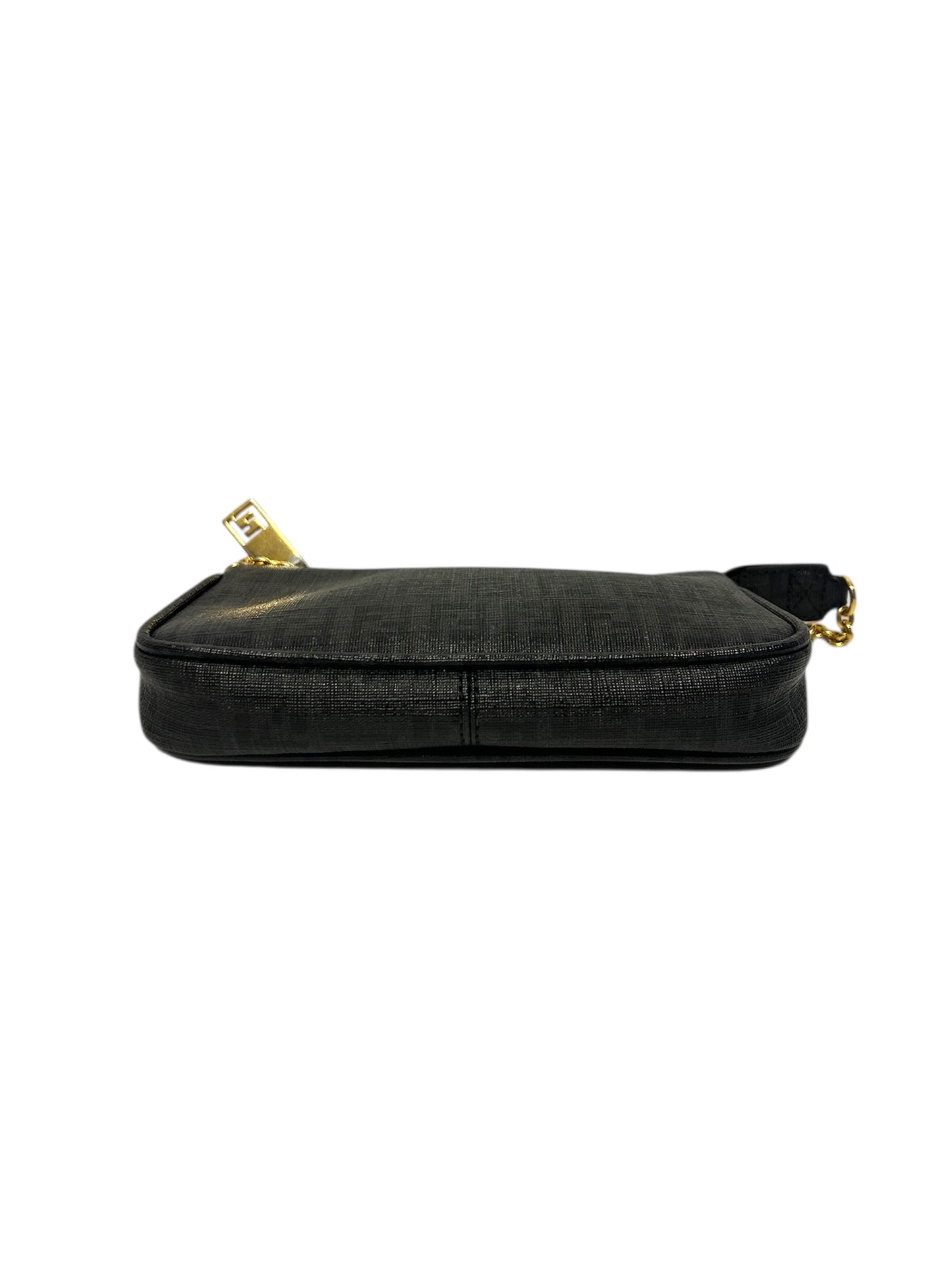FENDI Borsa Baguette Monogram nero