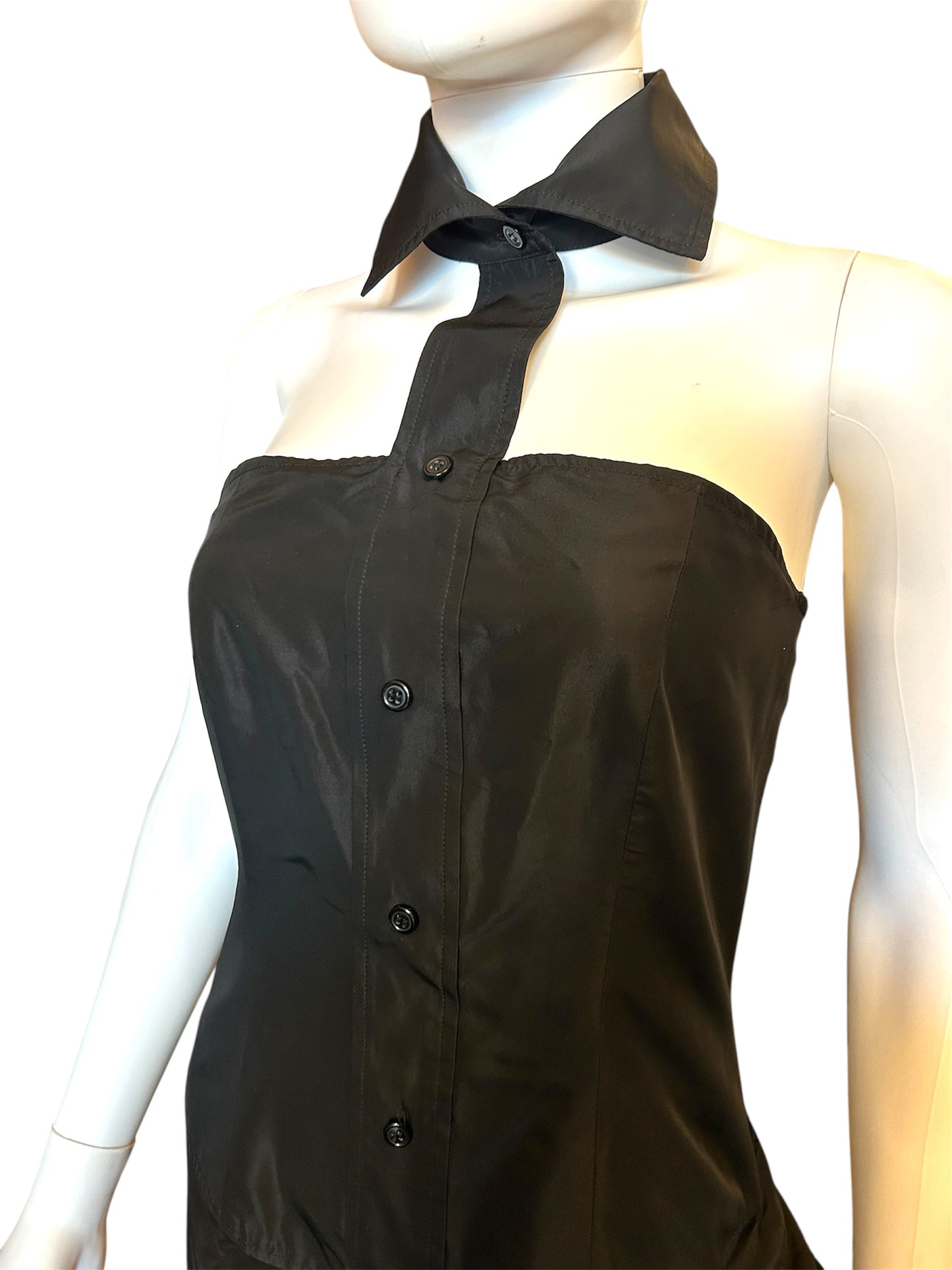VIVIENNE WESTWOOD Abito nero con colletto