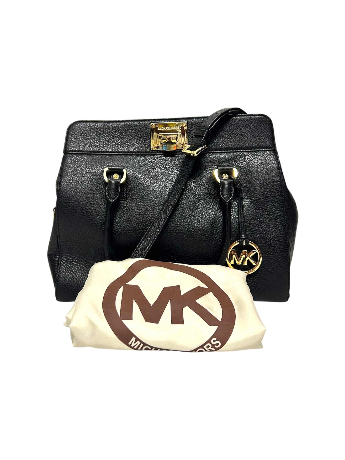 MICHAEL KORS Borsa Astrid pelle nera