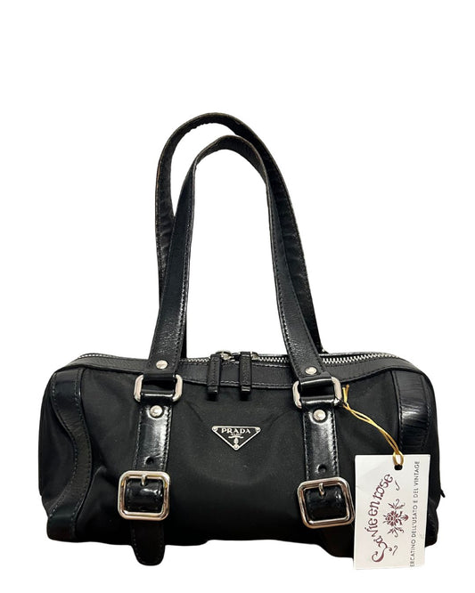 Prada Belted Boston Bag