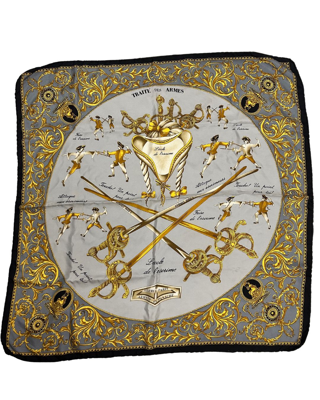 Foulard Paris Armets en Panache