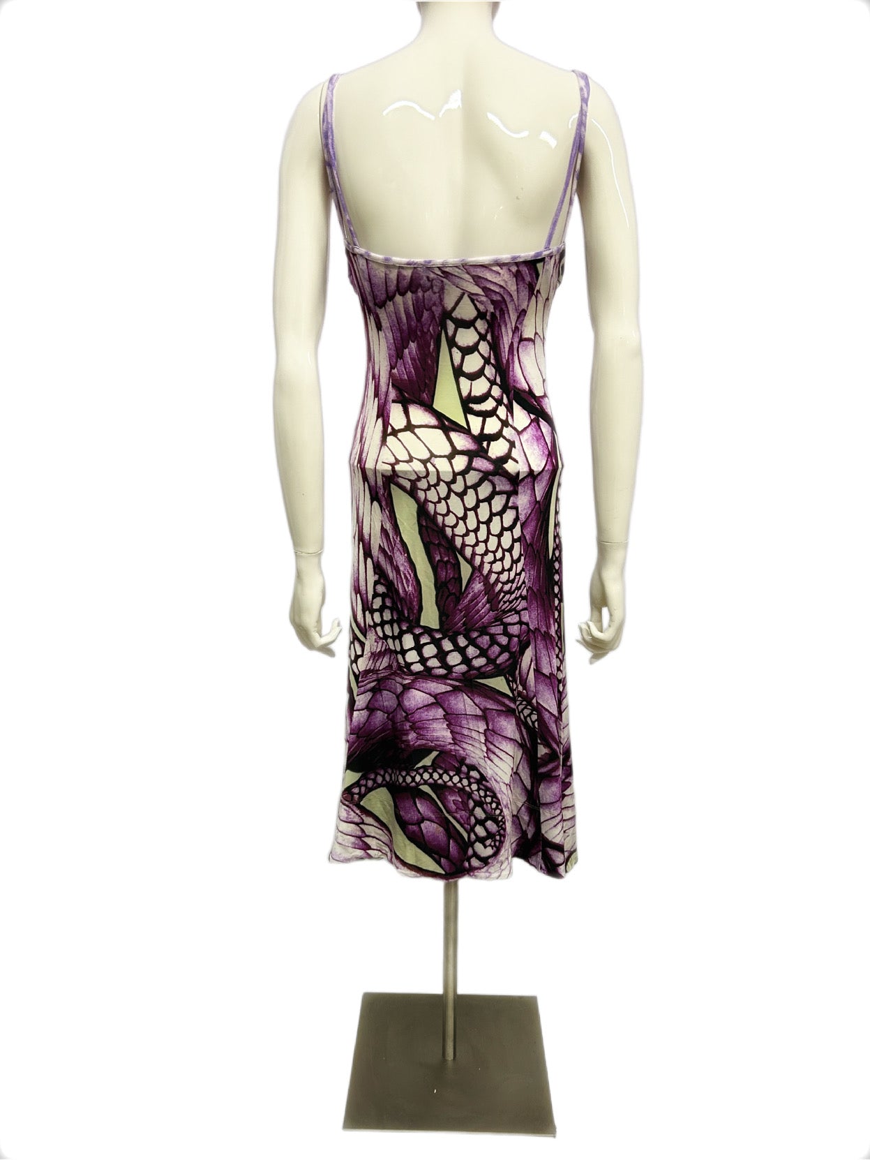 ROBERTO CAVALLI Abito fantasia viola