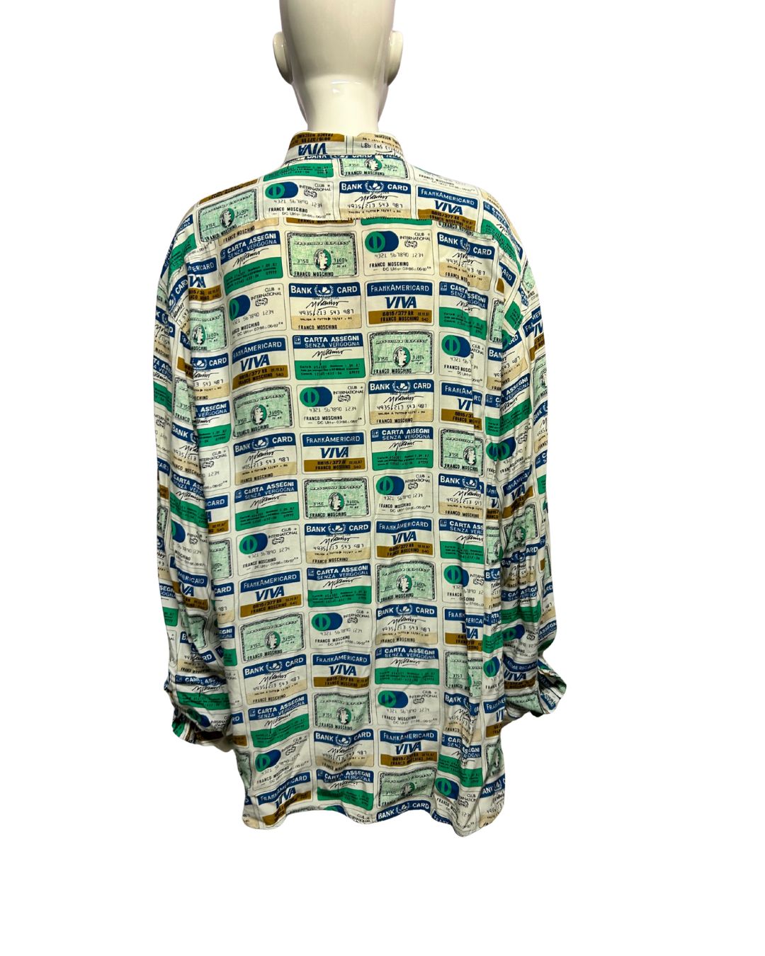 Camicia Moschino Carte di Credito