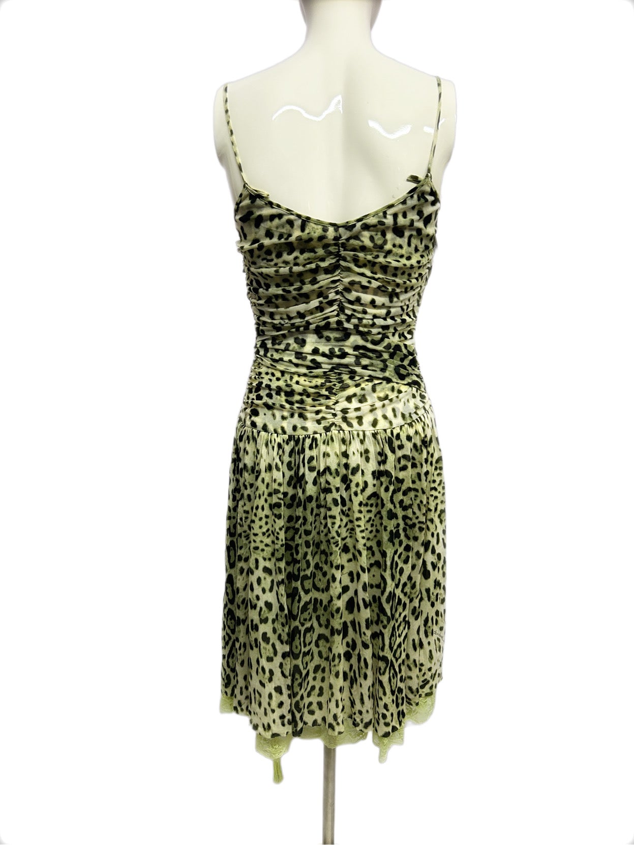 ROBERTO CAVALLI Abito Maculato Verde