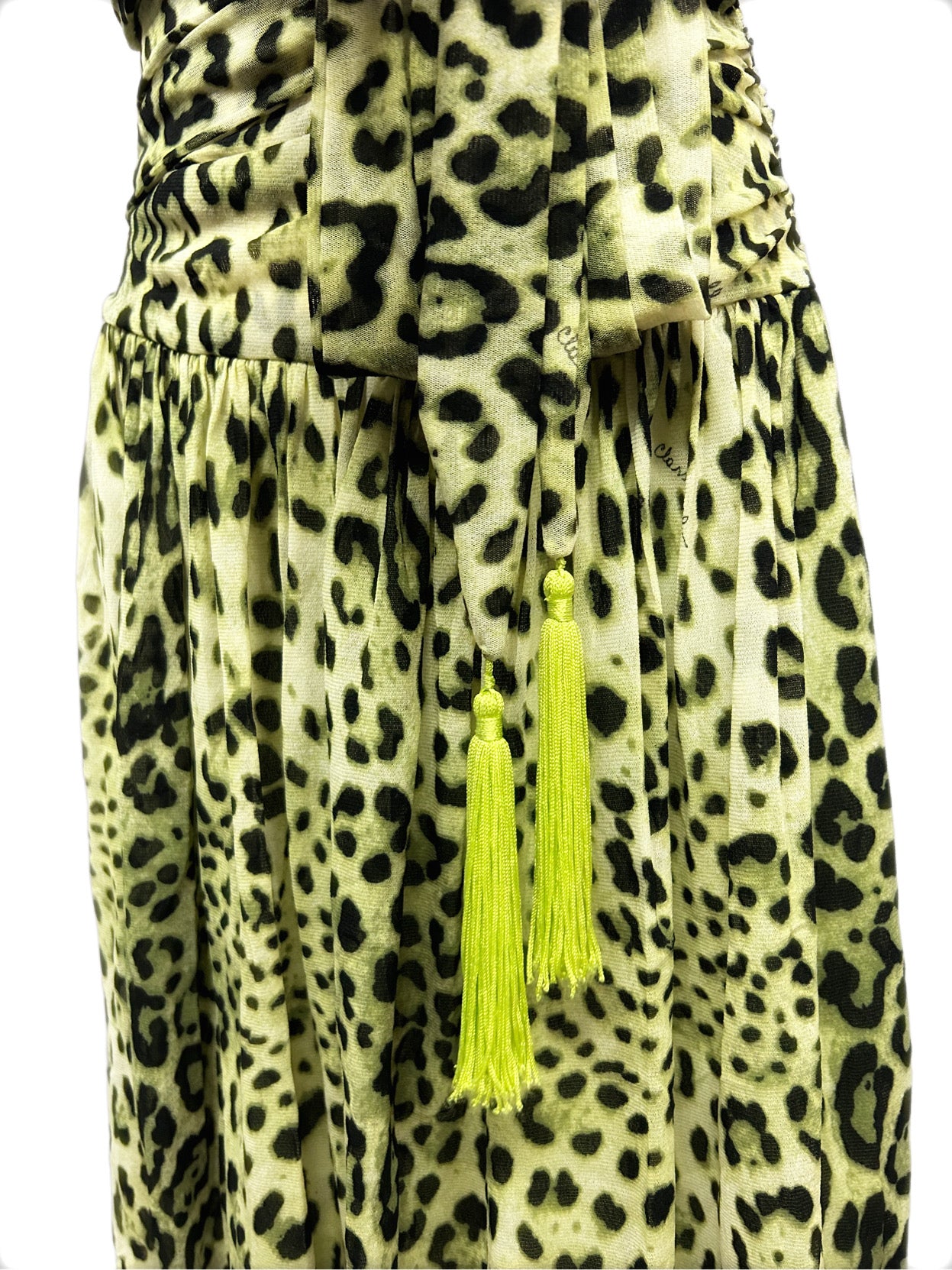 ROBERTO CAVALLI Abito Maculato Verde