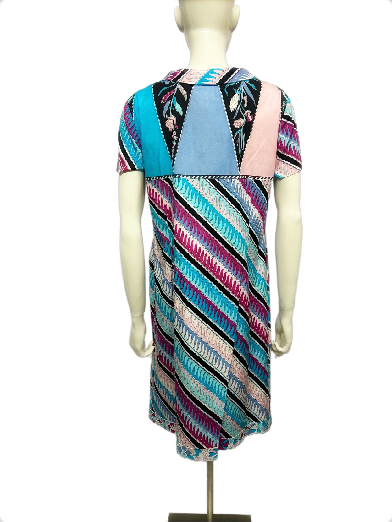 EMILIO PUCCI Abito Fantasia Azzurro