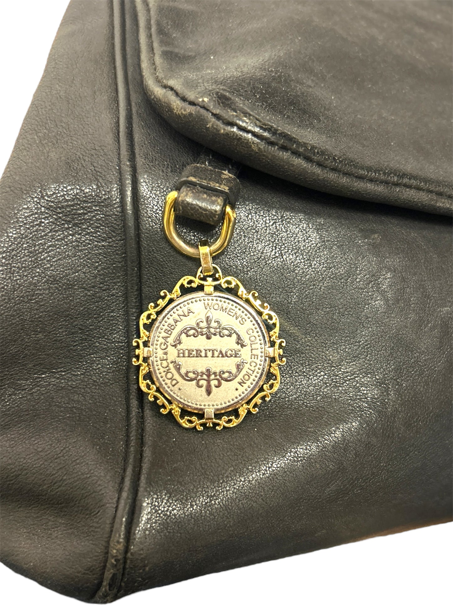 Dolce & Gabbana Borsa a mano grande Miss Sicily in pelle nera