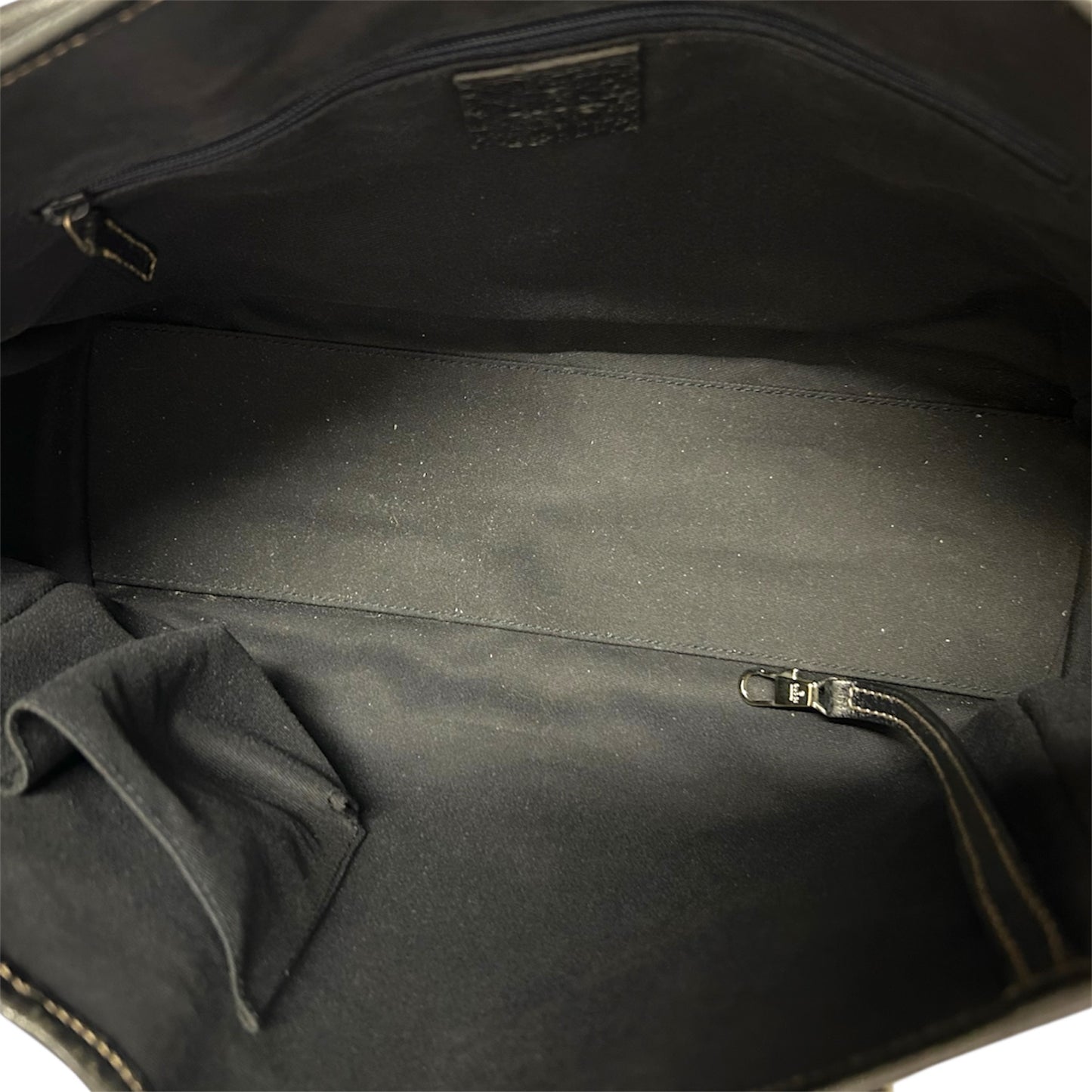 GUCCI Borsa a Mano GG Canvas Sherry Line Blu Navy Argento