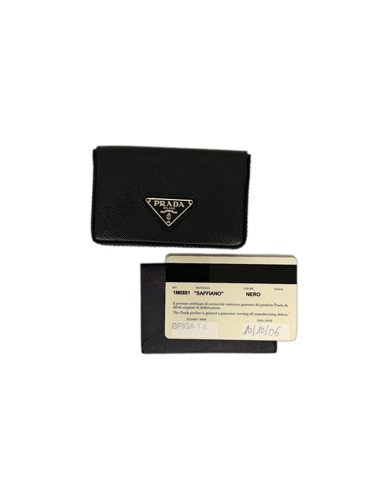 PRADA Portacarte in pelle Saffiano