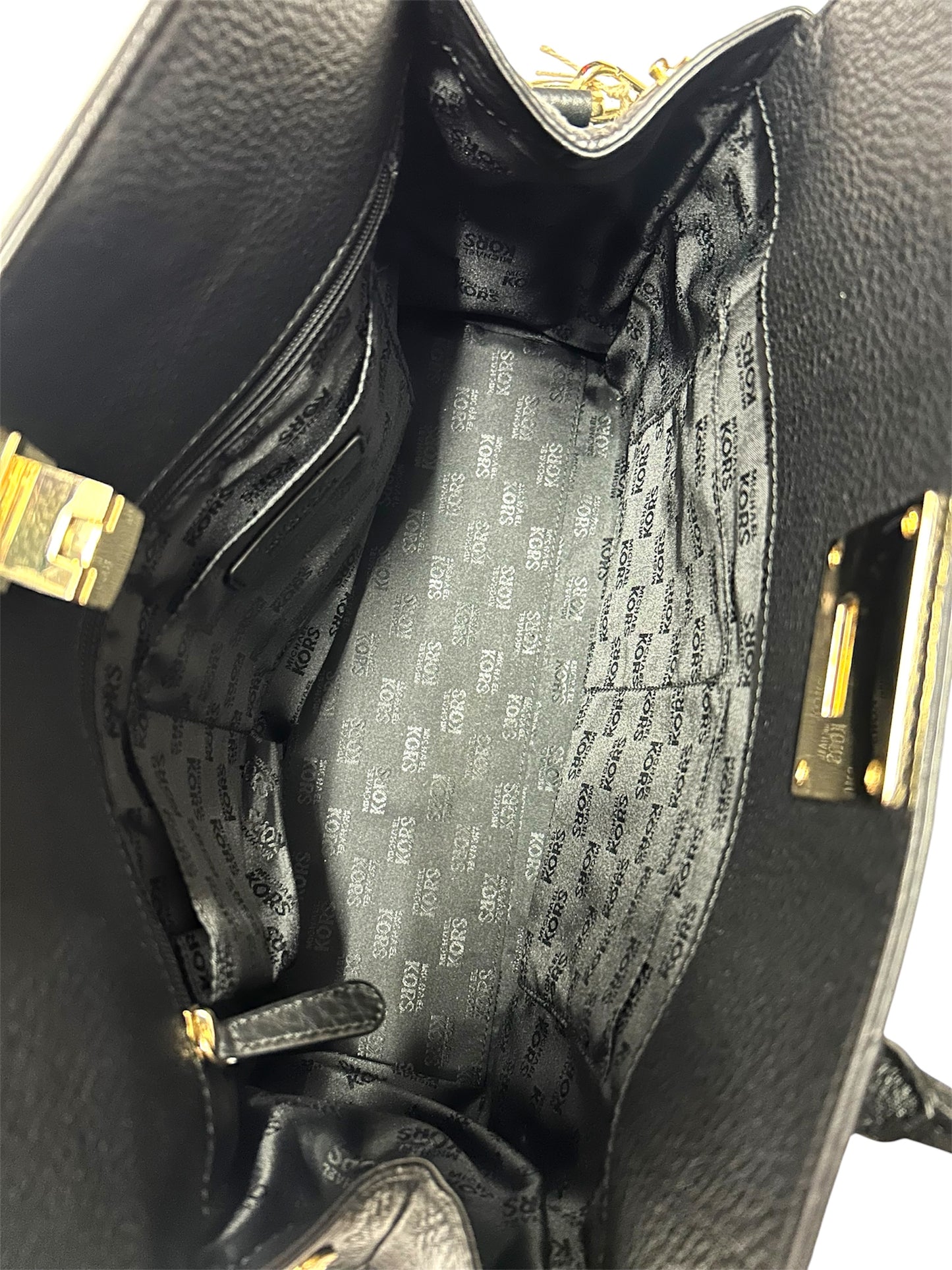 MICHAEL KORS Borsa Astrid pelle nera