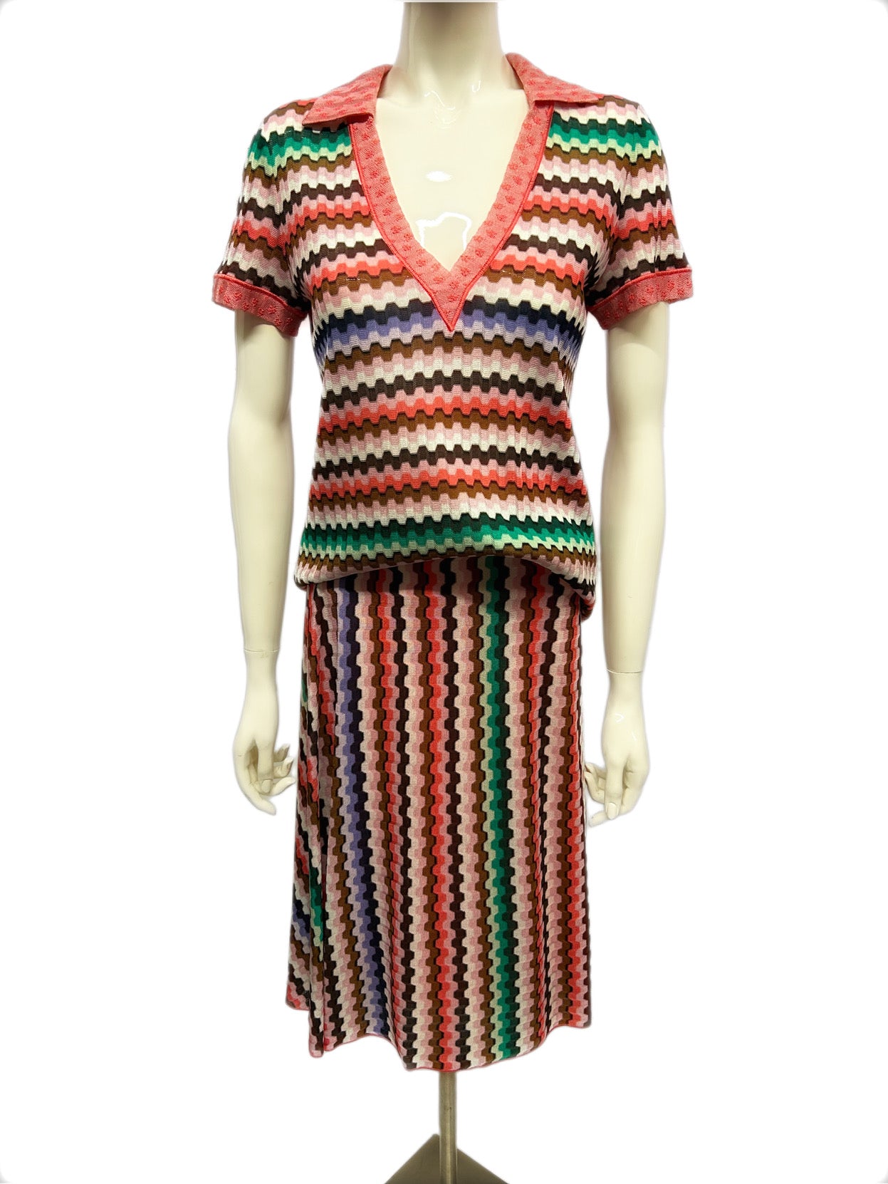 MISSONI Completo zig zag Rosa