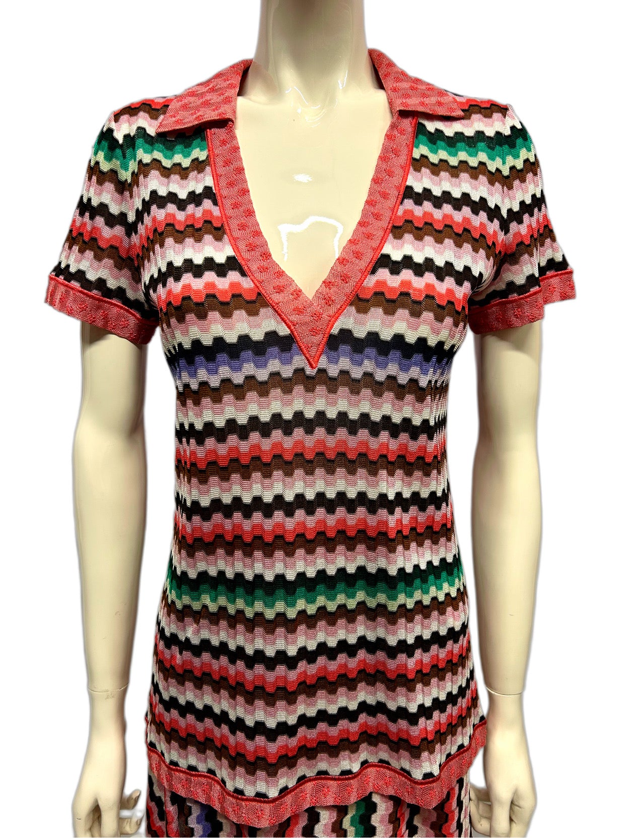 MISSONI Completo zig zag Rosa