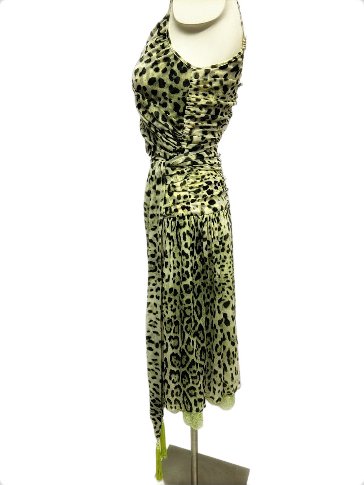 ROBERTO CAVALLI Abito Maculato Verde