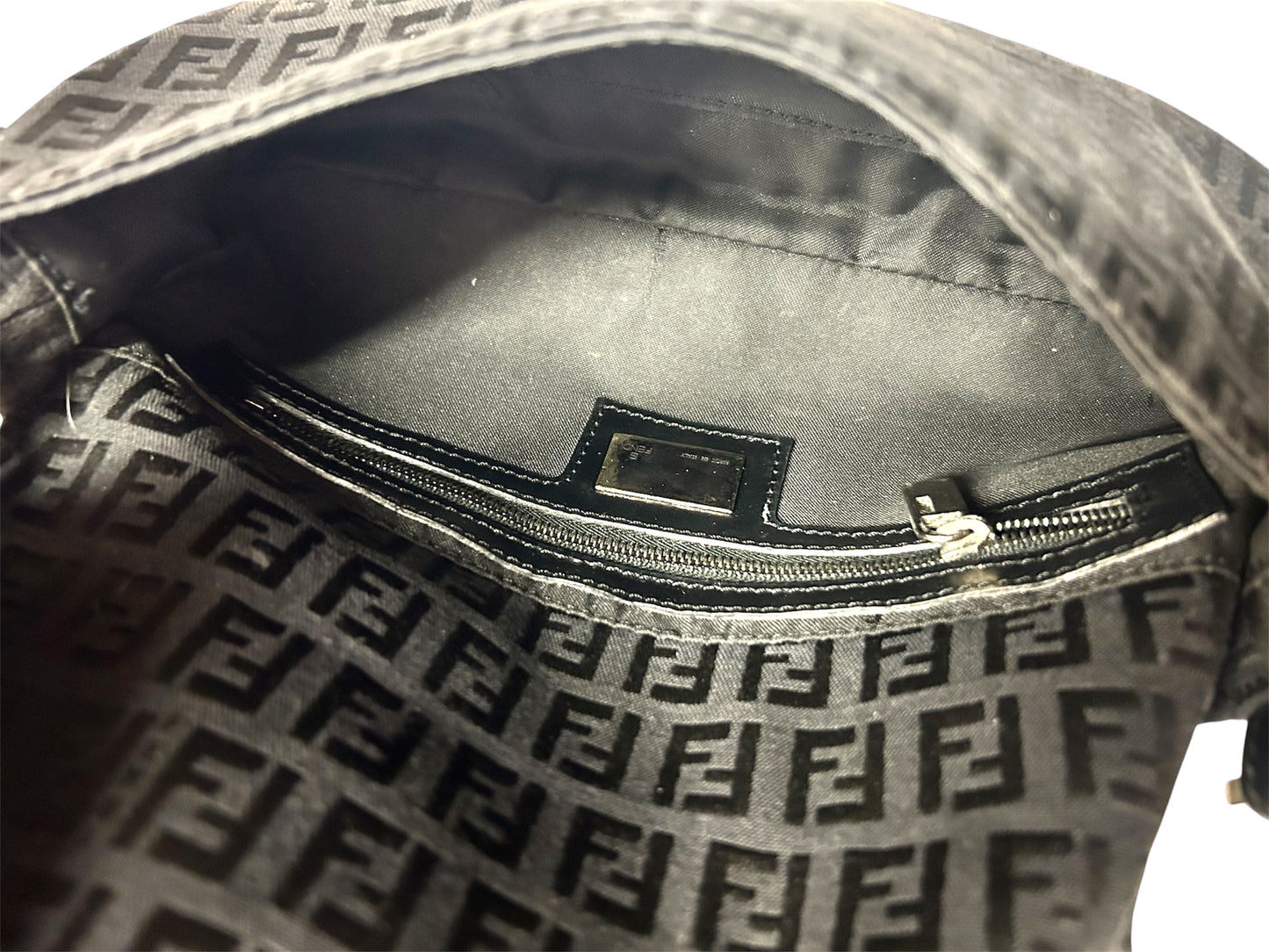 FENDI Borsa baguette mini Zucca