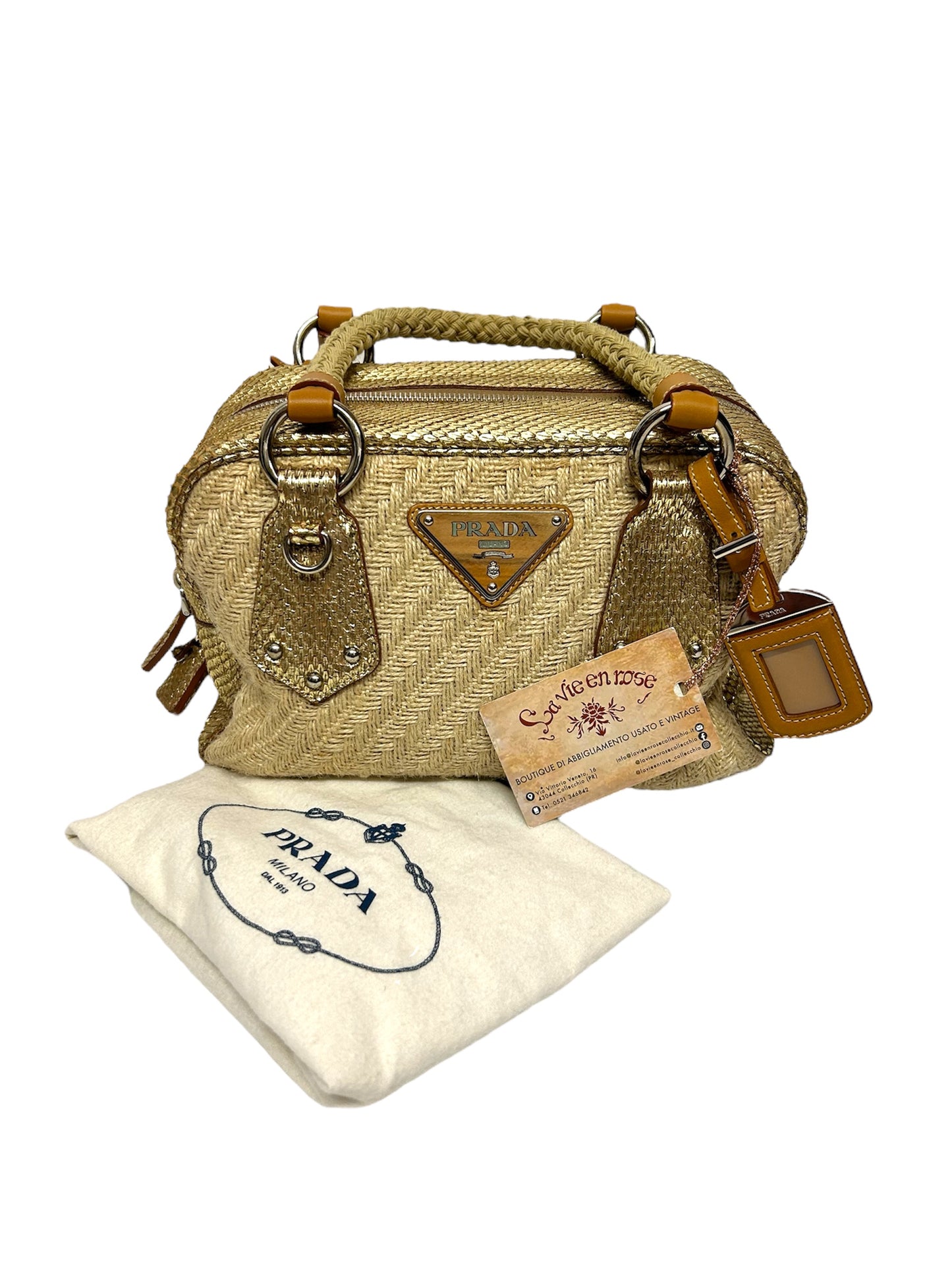 PRADA Borsa in Raffia