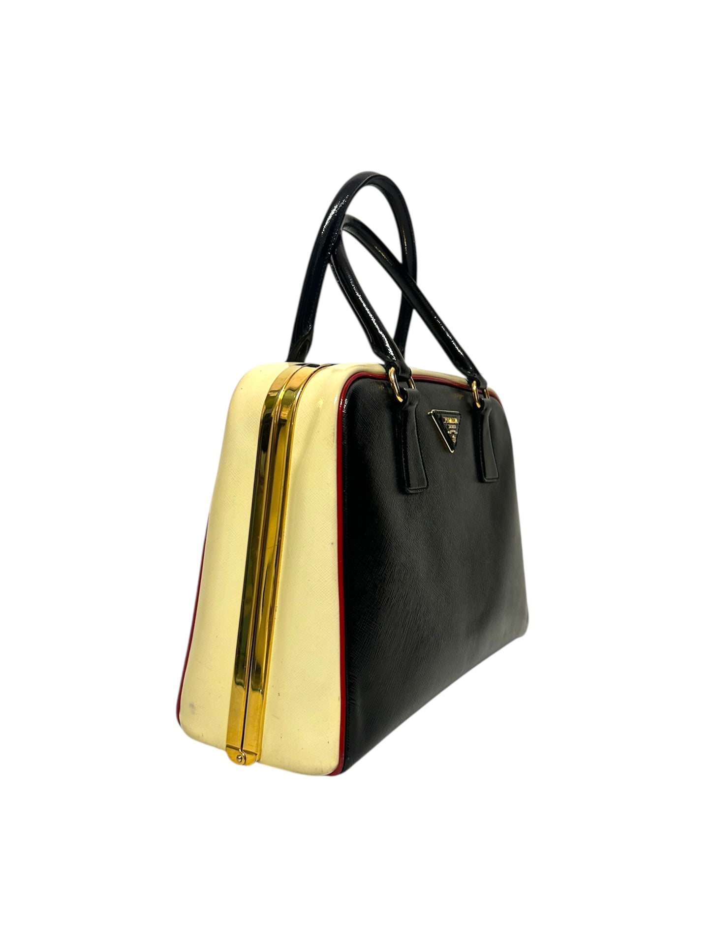 PRADA Borsa in vernice nera