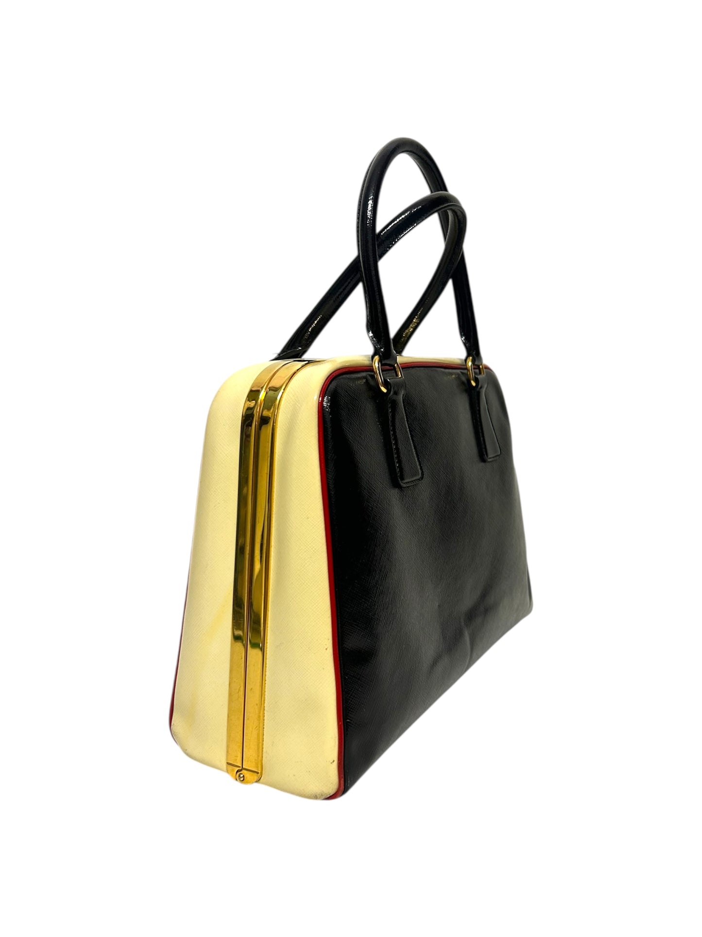PRADA Borsa in vernice nera