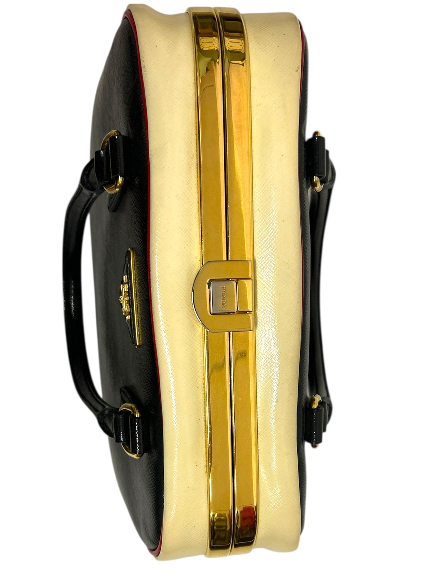 PRADA Borsa in vernice nera