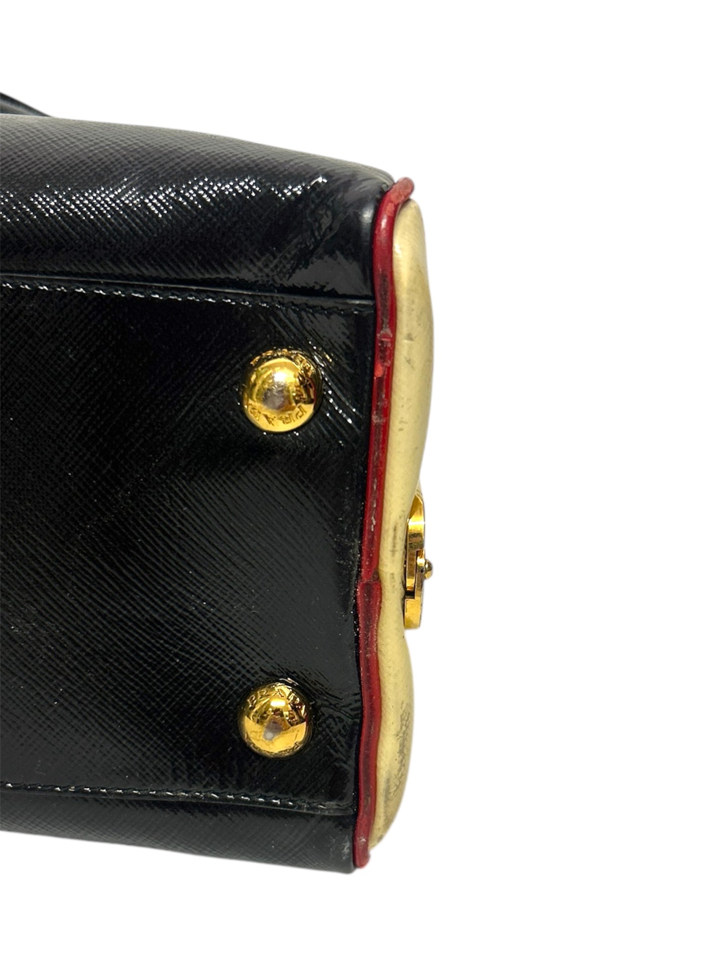 PRADA Borsa in vernice nera