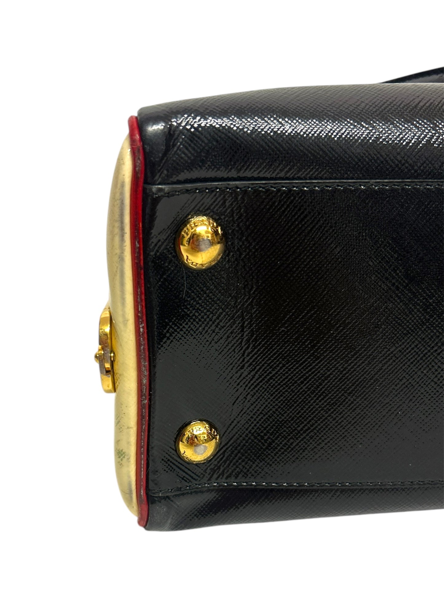 PRADA Borsa in vernice nera