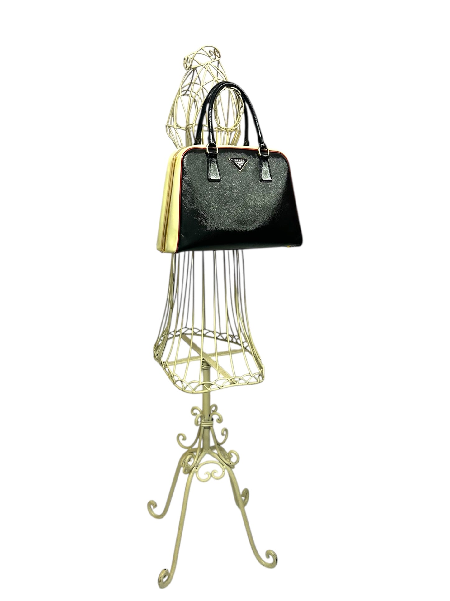 PRADA Borsa in vernice nera