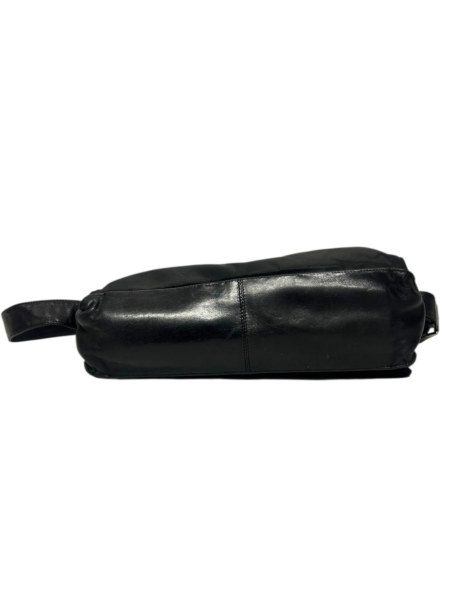 PRADA Tracolla in pelle nera