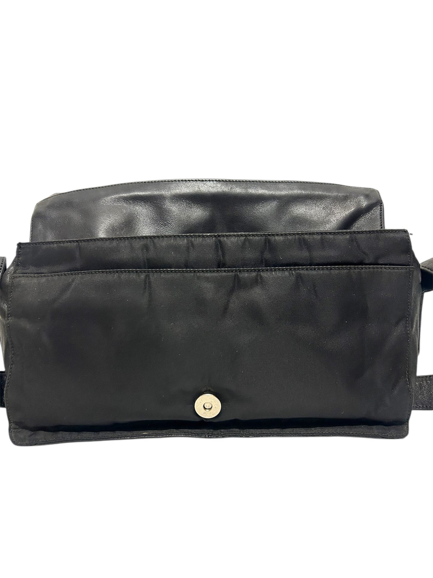 PRADA Tracolla in pelle nera