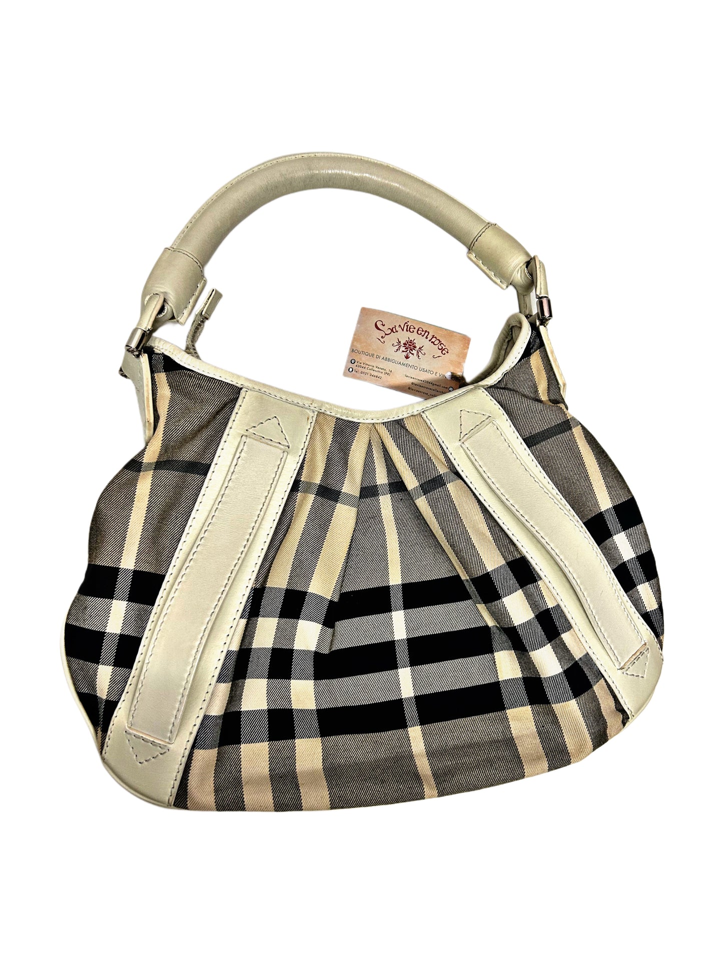 BURBERRY Borsa Phoebe motivo House Check