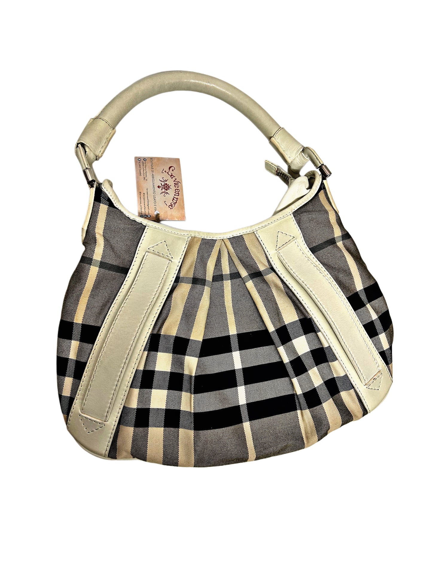 BURBERRY Borsa Phoebe motivo House Check