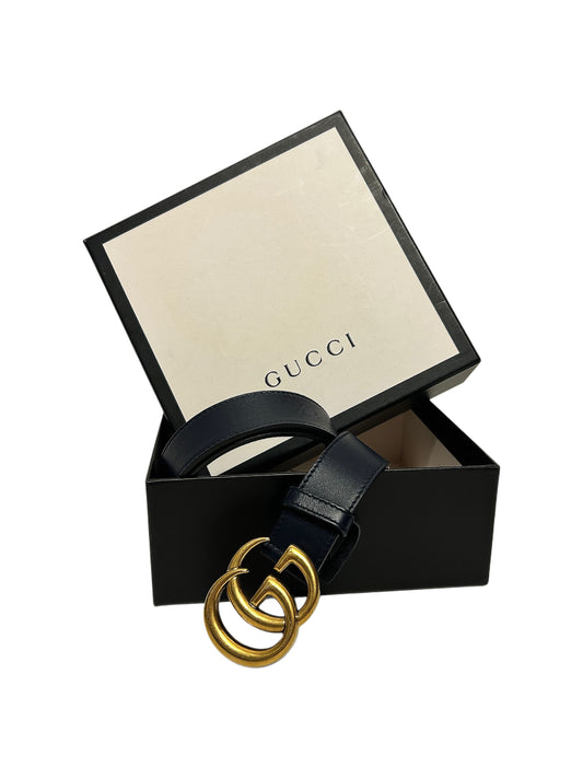 GUCCI Cintura GG Buckle in Pelle