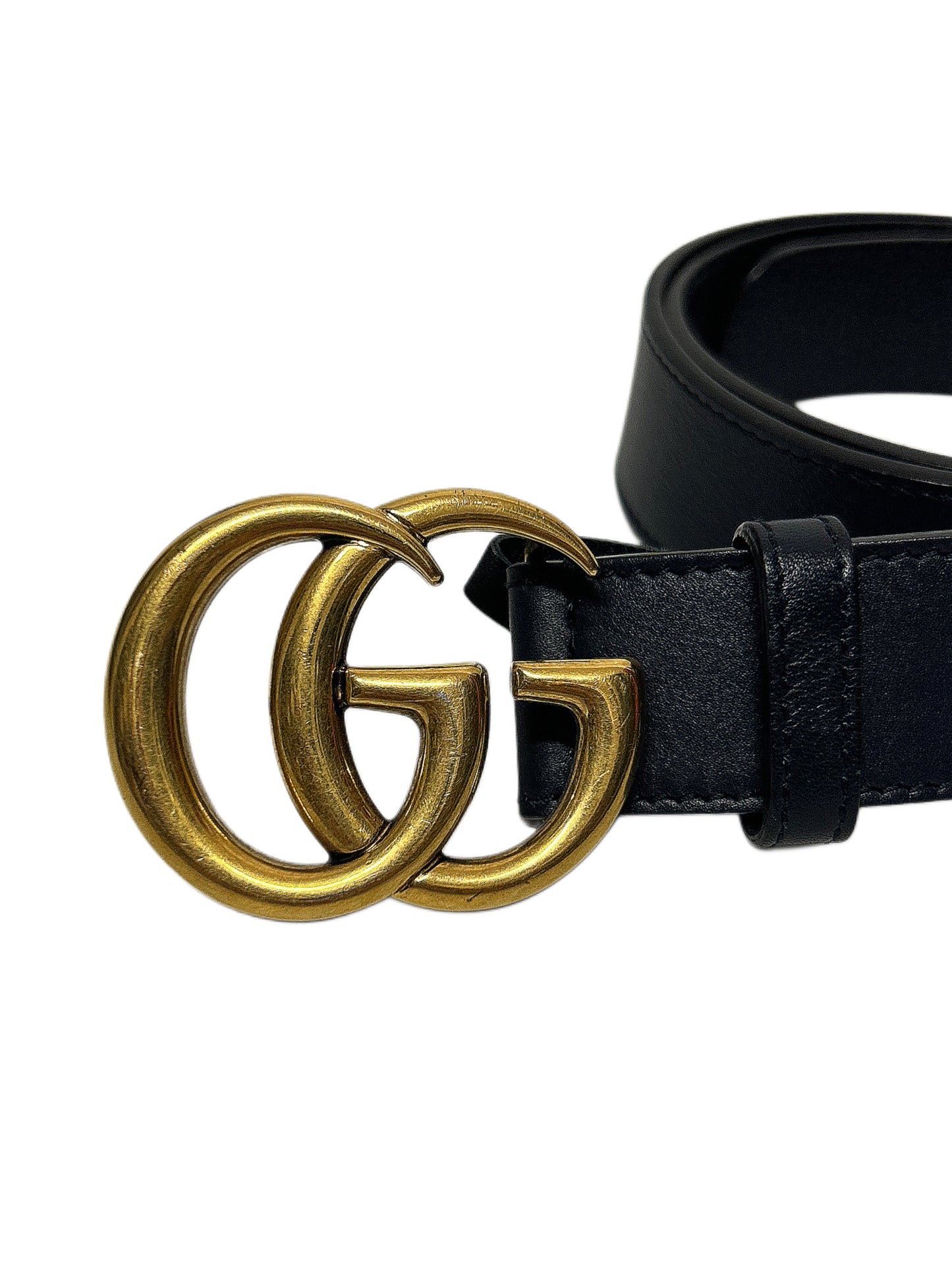 GUCCI Cintura GG Buckle in Pelle