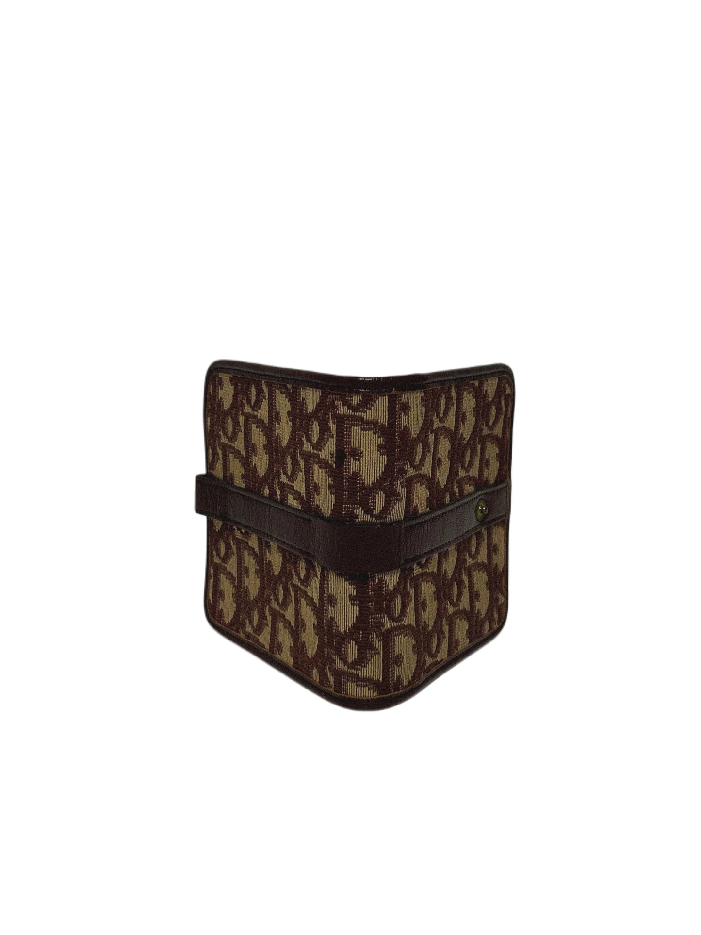 DIOR Portafogli Vintage BI-Fold Small Trotter Jaquard