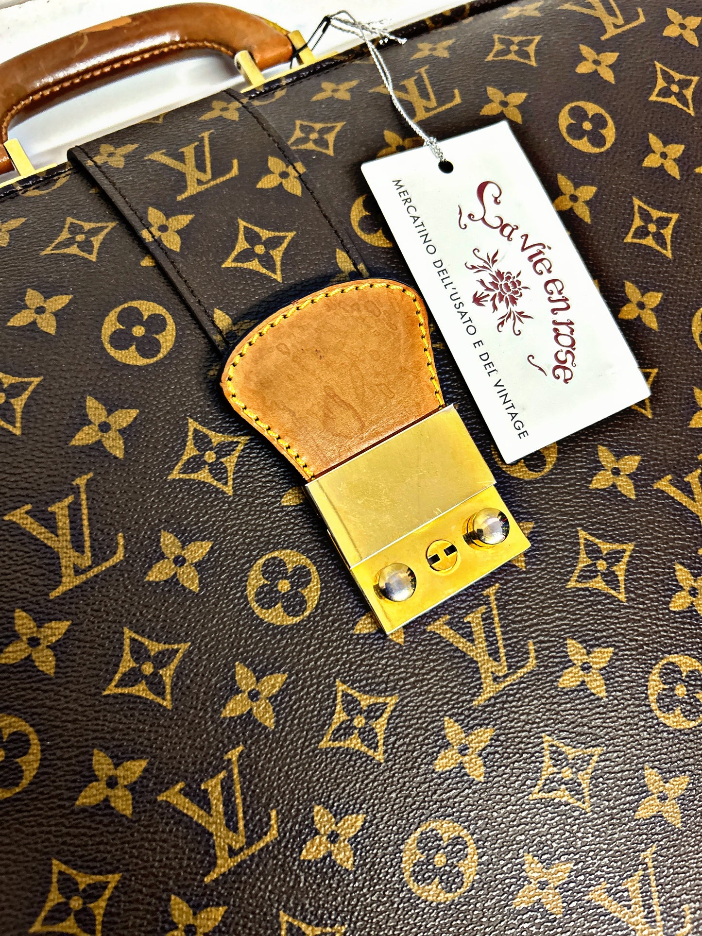 LOUIS VUITTON Borsa da Lavoro Fermoir