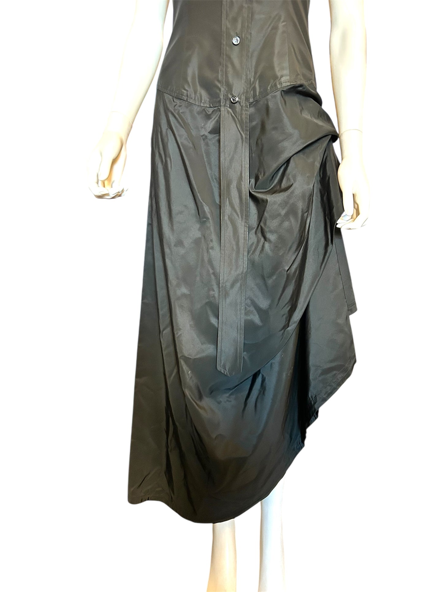 VIVIENNE WESTWOOD Abito nero con colletto